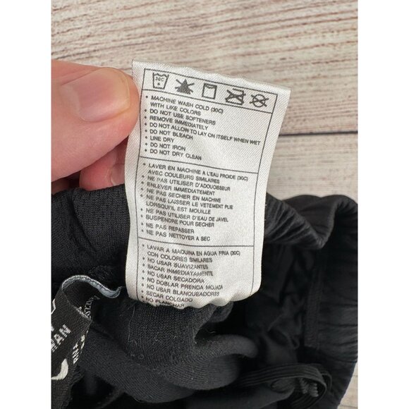 Nike ACG Sweat Pants Men's Size Medium Black Drawstring 3 Pockets - Picture 9 of 11